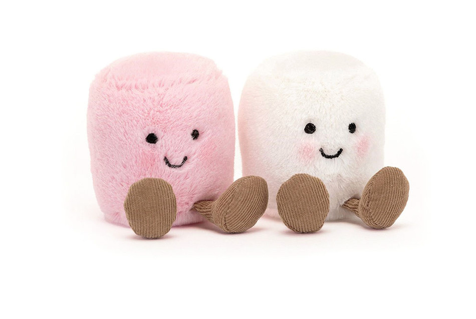 Jellycat Amuseables Pink and White Marshmallows A6MPW