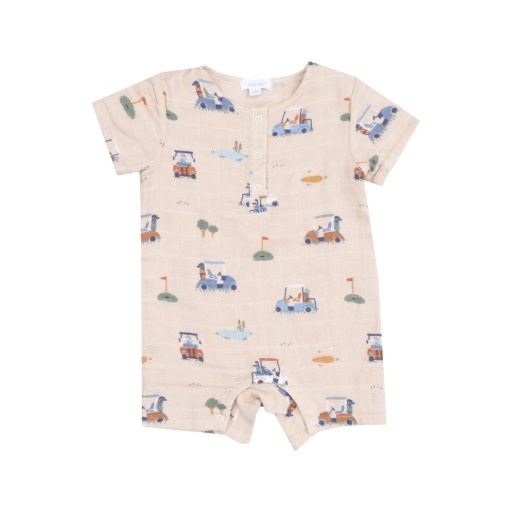 Angel Dear Golf Cart Cuties Henley Shortall Oatmeal