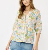 Love Stitch Morning Meadow Blouse I 15553W