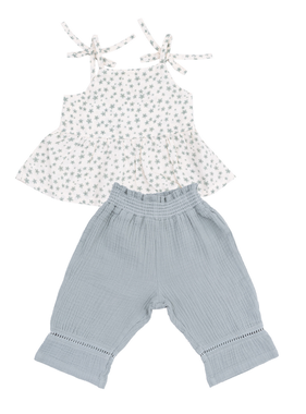 Angel Dear Jadeite  Floral Tank/Pants