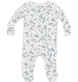 Angel Dear Baby'S Breathe Floral 2 Way Zip Footie