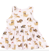 Angel Dear Best Friend Dogs - Pink Peplum Tank/Short