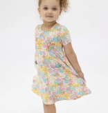 Angel Dear Amelia Floral S/S Twirly Dress