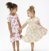 Angel Dear Amelia Floral S/S Twirly Dress