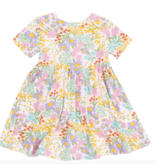 Angel Dear Amelia Floral S/S Twirly Dress