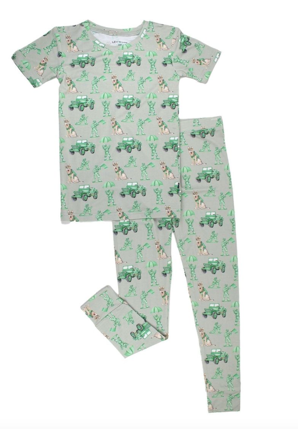 Lev Baby Major Loungewear-Army Dog