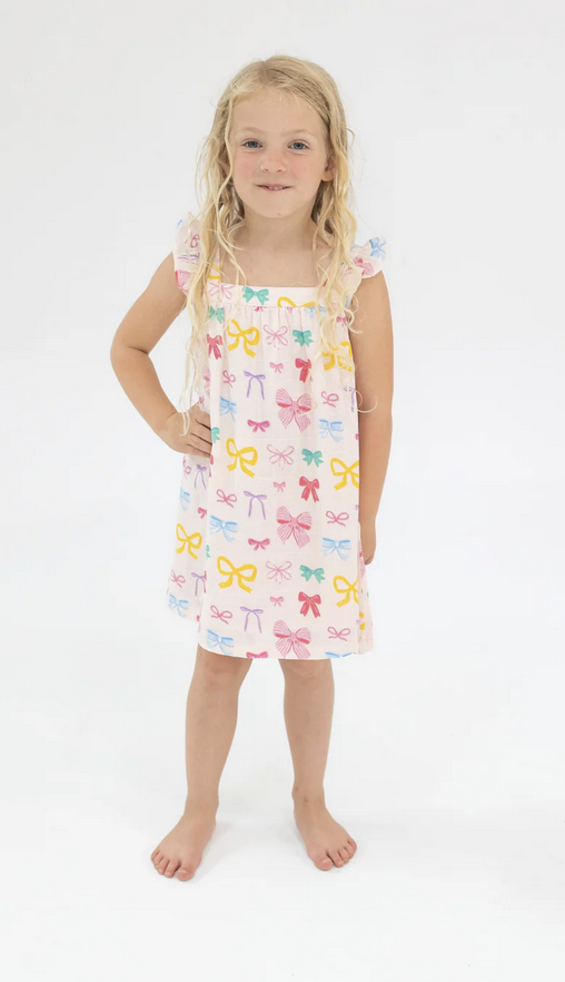Angel Dear Colorful Bows Sundress & Diaper Cover