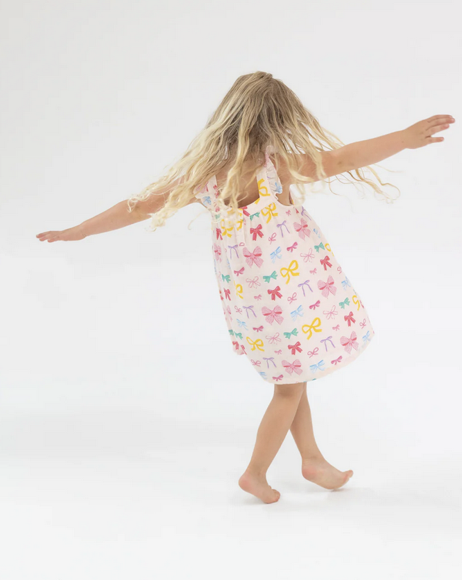 Angel Dear Colorful Bows Sundress & Diaper Cover