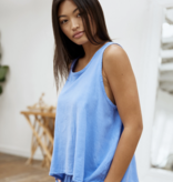 Blanco by Nature Jade Tank Top Azure 48216