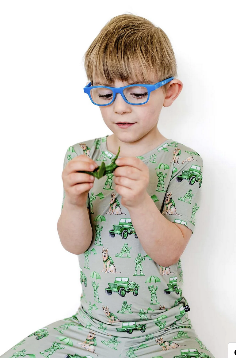 Lev Baby Major Loungewear-Army Dog