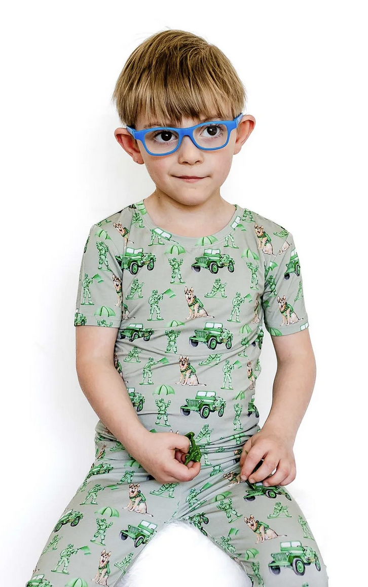 Lev Baby Major Loungewear-Army Dog