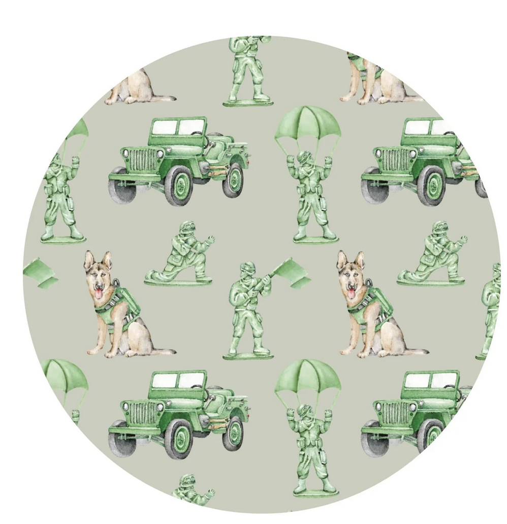 Lev Baby Major Loungewear-Army Dog