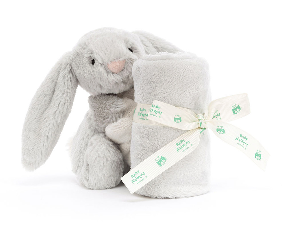 Jellycat Bashful Silver Bunny Soother  STH4BS