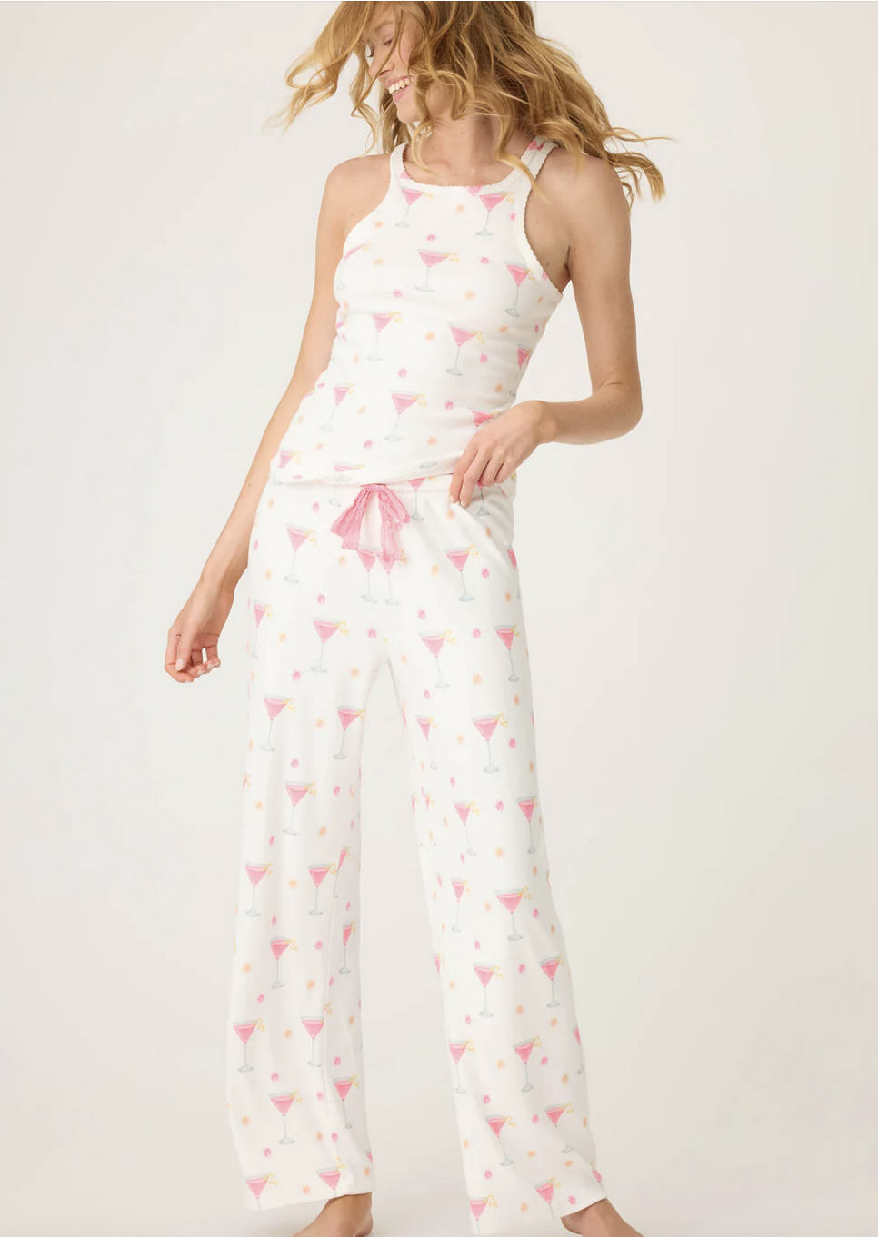 Pj Salvage Tini Time Pant/Tank Set