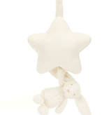 Jellycat Bashful Cream Bunny Musical Pull MP4BC