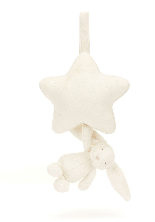 Jellycat Bashful Cream Bunny Musical Pull MP4BC