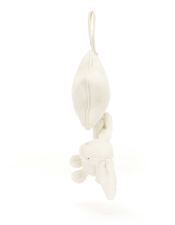 Jellycat Bashful Cream Bunny Musical Pull MP4BC