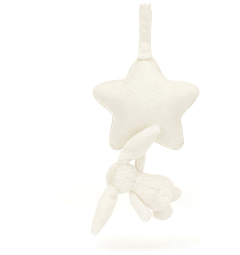 Jellycat Bashful Cream Bunny Musical Pull MP4BC