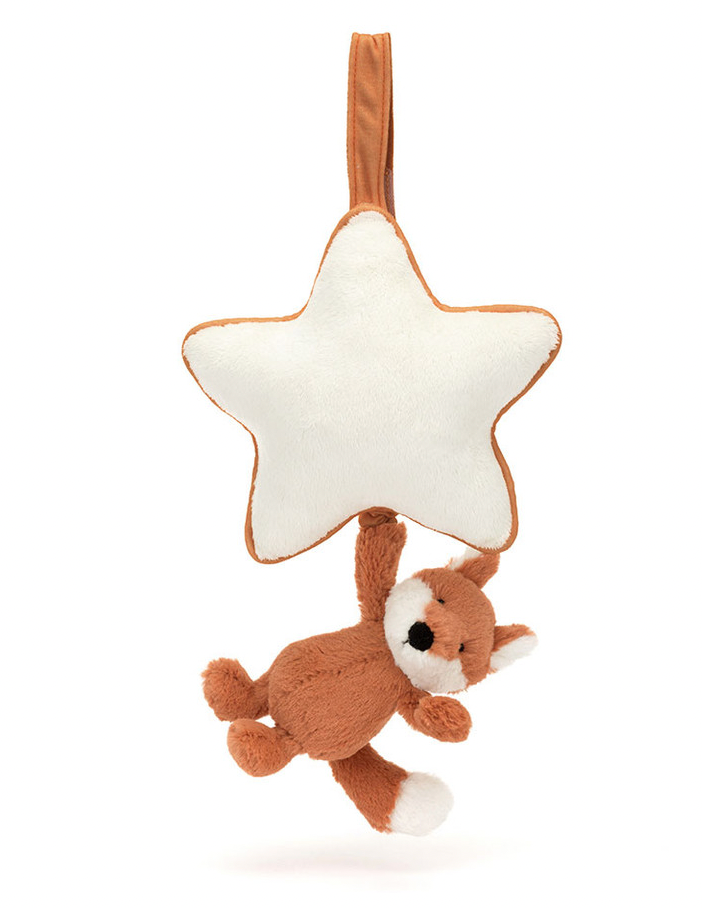 Jellycat Bashful Fox Cub Musical Pull  MP4FXC