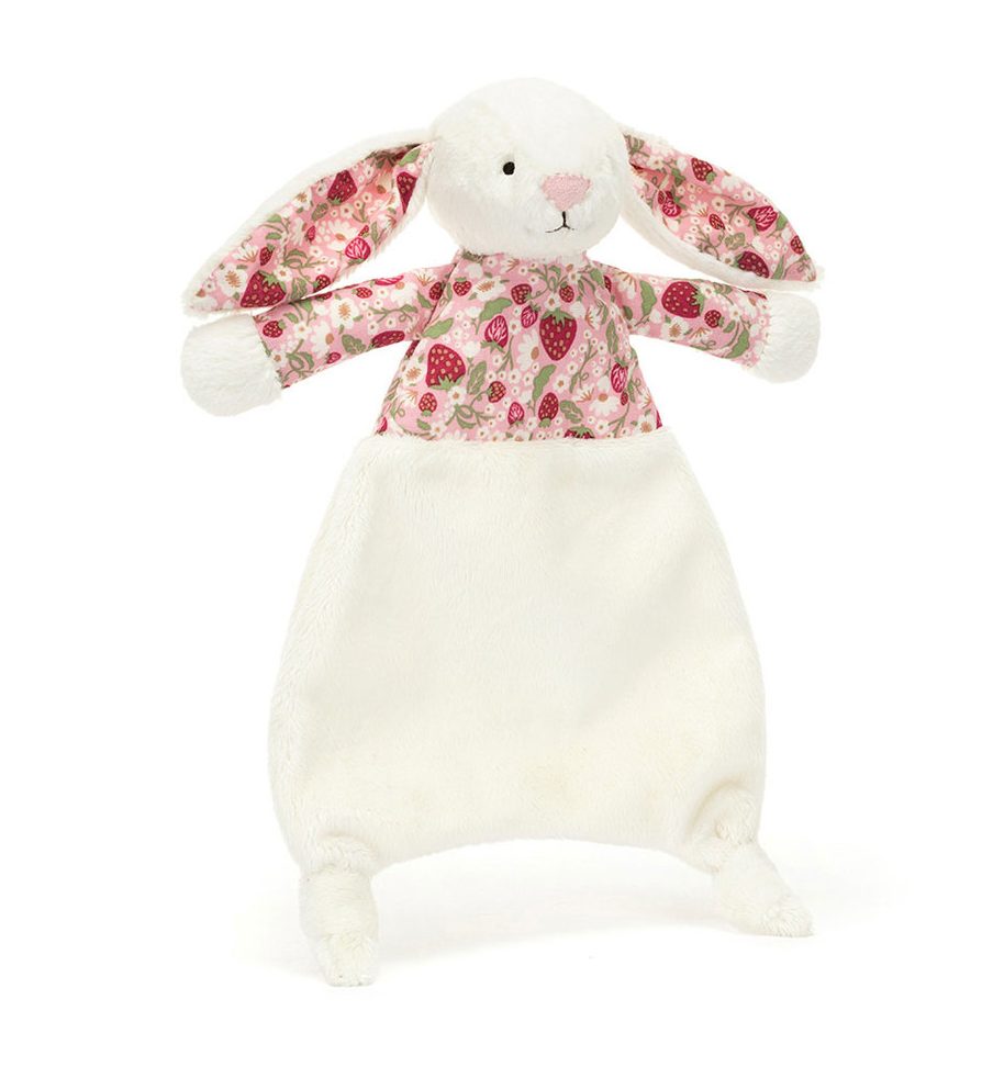 Jellycat Blossom Cream Bunny 'Berry' Comforter
