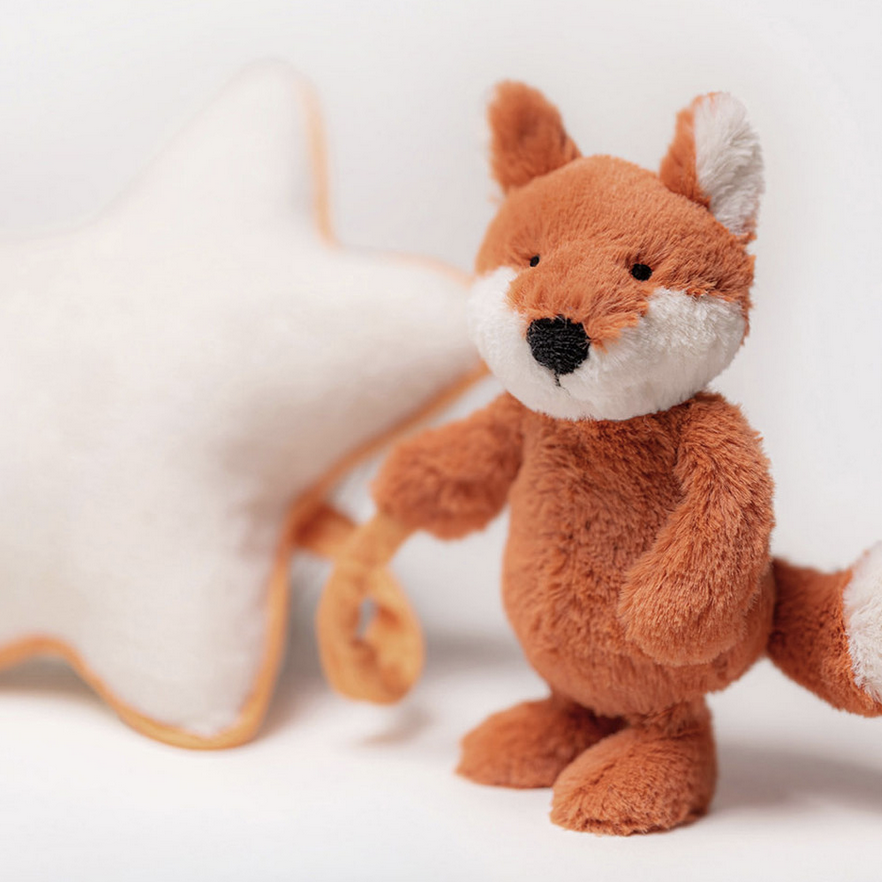 Jellycat Bashful Fox Cub Musical Pull  MP4FXC