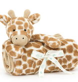 Jellycat Bashful Giraffe Blankie  BLNK2GF