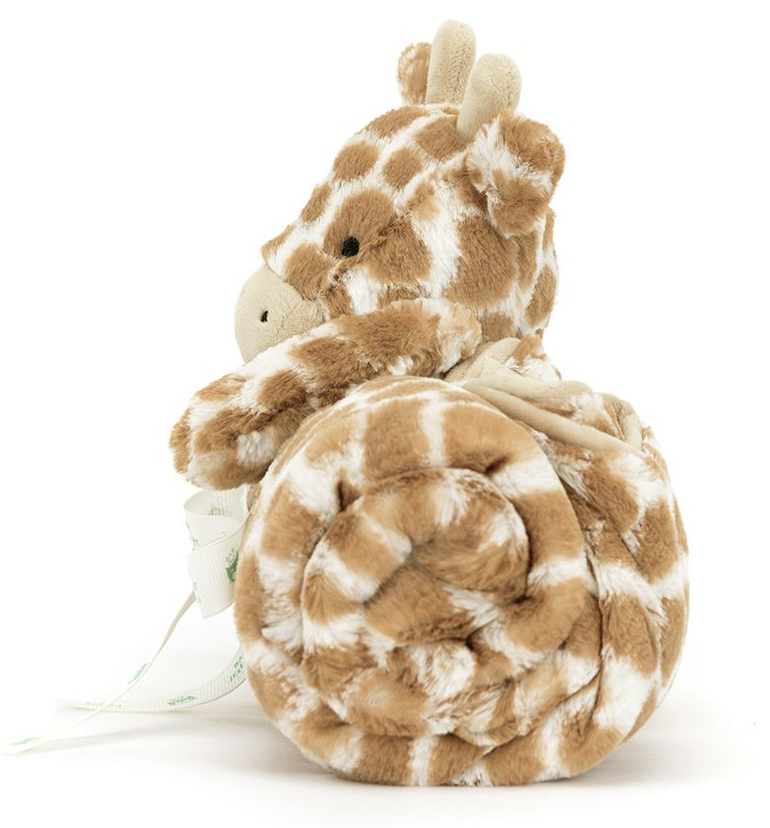 Jellycat Bashful Giraffe Blankie  BLNK2GF
