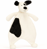 Jellycat Bashful Black & Cream Puppy Comforter CMF4BCP