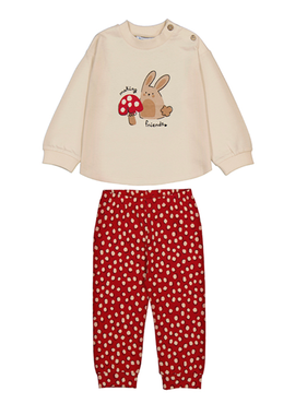 Mayoral 2745 16 Tee/Legging Set Bunny
