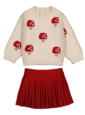 Mayoral 2925 15 Mushroom Top/Skirt