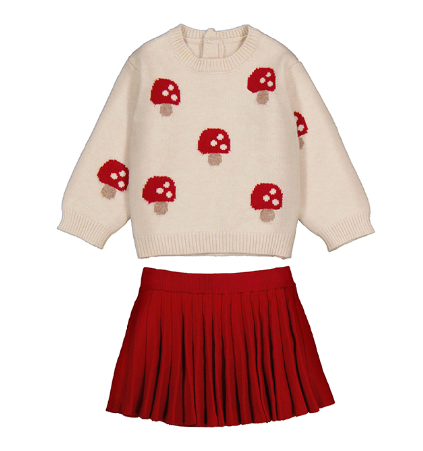 Mayoral 2925 15 Mushroom Top/Skirt