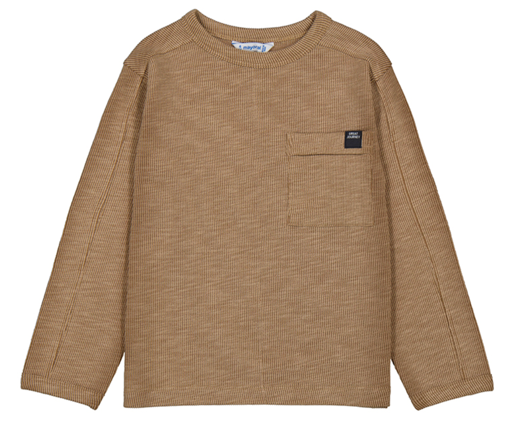 Mayoral 4082 95 L/S Top-Caramel
