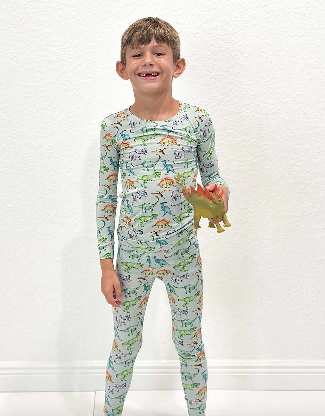 Lev Baby Landon Loungewear-Dinosaur