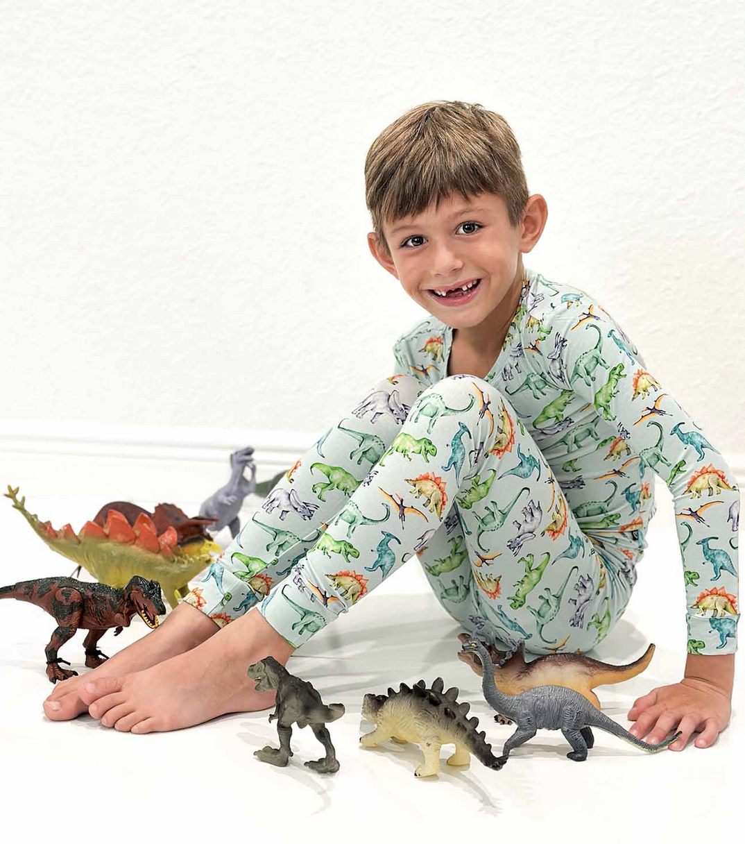 Lev Baby Landon Loungewear-Dinosaur