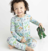 Lev Baby Landon Convertible Romper-Dino