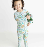 Lev Baby Landon Convertible Romper-Dino