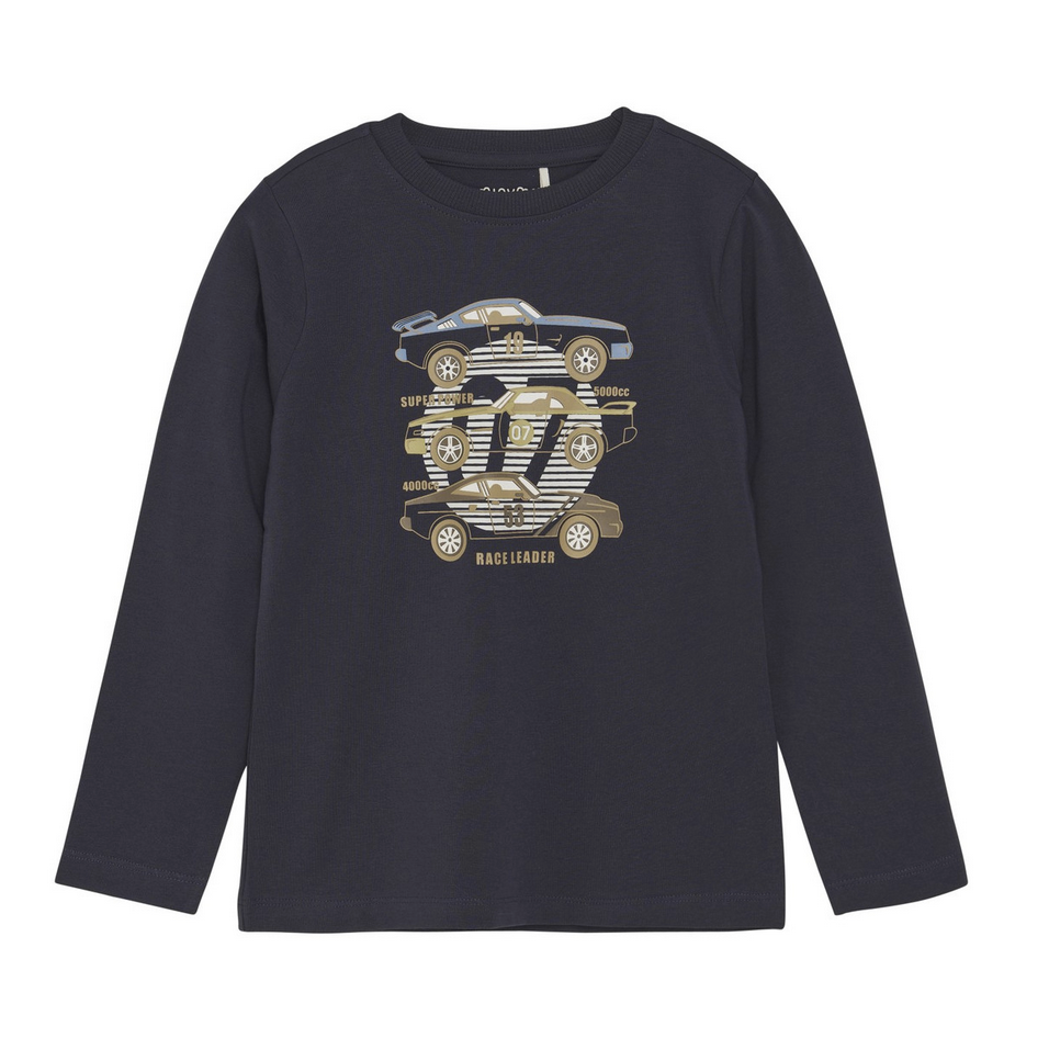 Minymo L/S Tee-Cars 133581