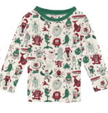 Kickee Pants L/S  Tee-Merry Monsters