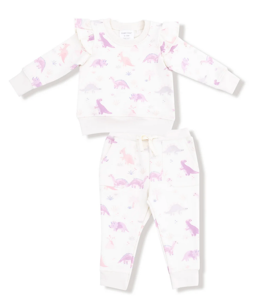 Angel Dear Soft Dino Set-Purple