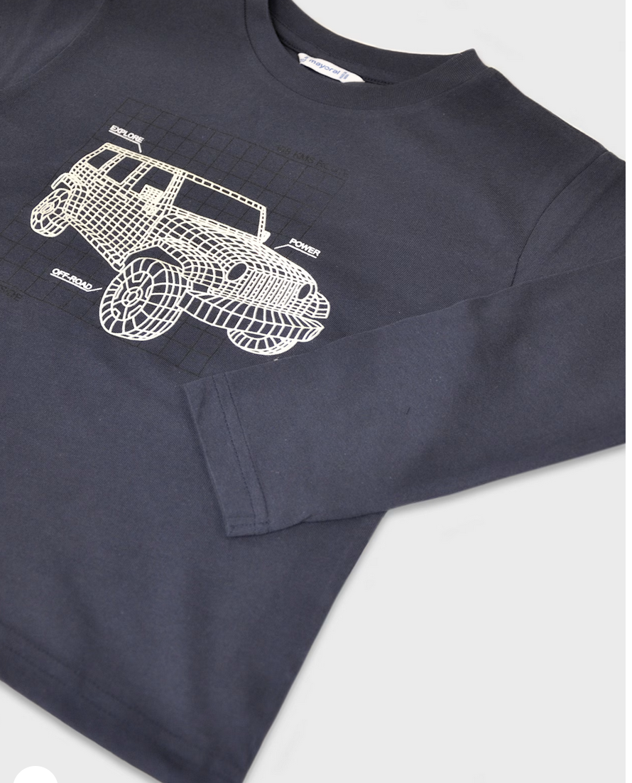 Mayoral 4088 37 Glow in Dark Car Tee