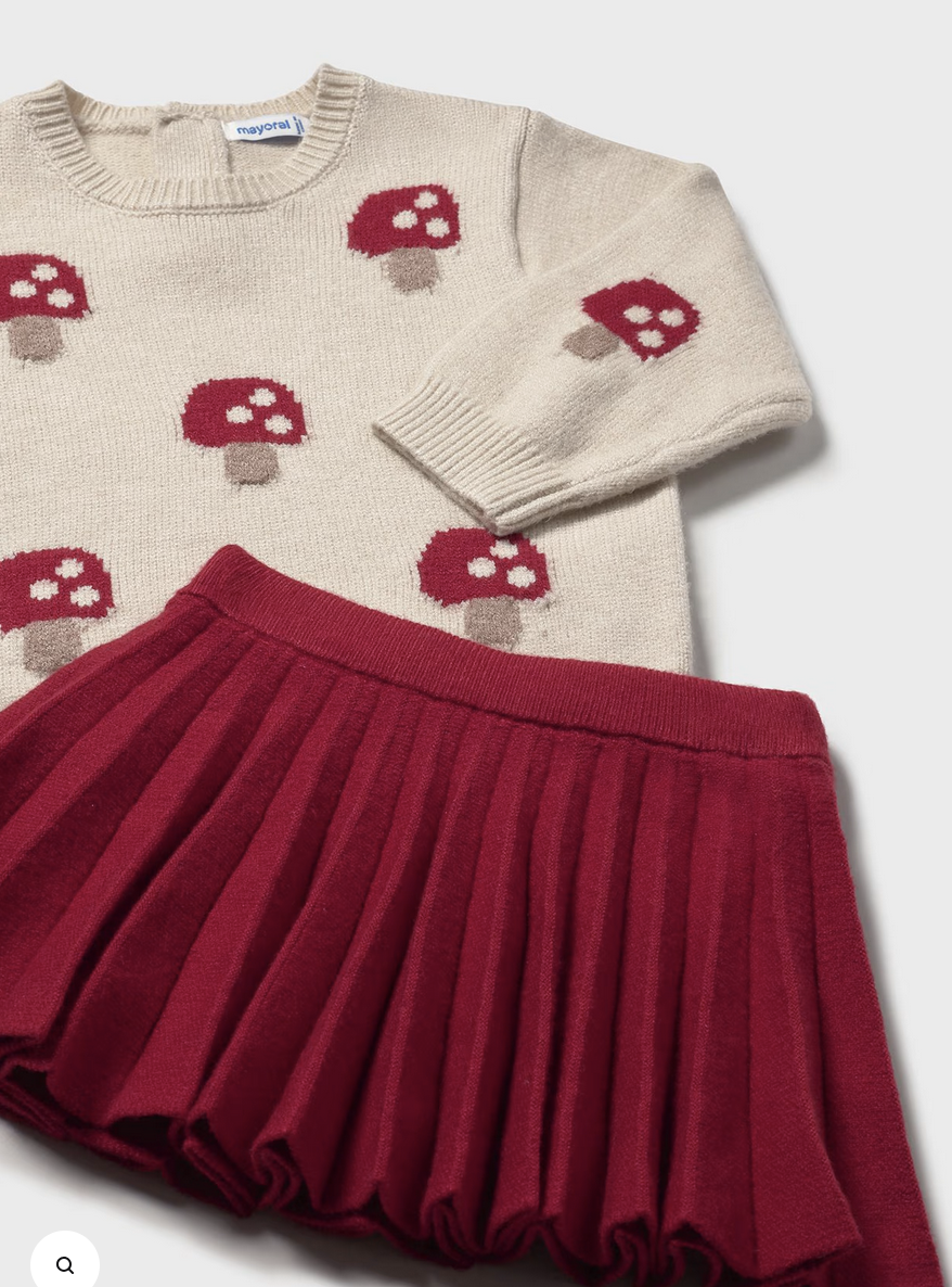 Mayoral 2925 15 Mushroom Top/Skirt