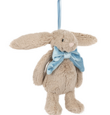 Jellycat Bashful Beige Bunny Decoration BAS6BD