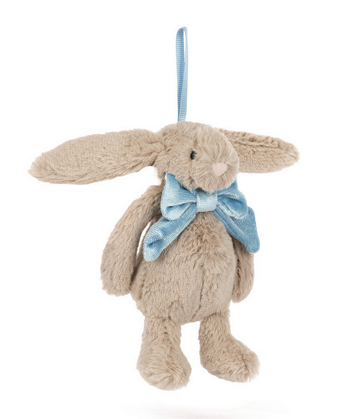 Jellycat Bashful Beige Bunny Decoration BAS6BD