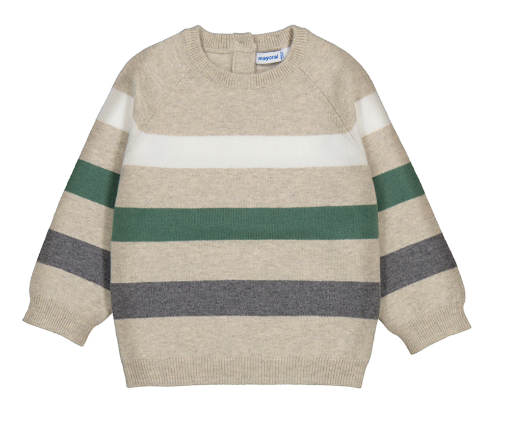 Mayoral 2342 10 L/S Stripe Sweater