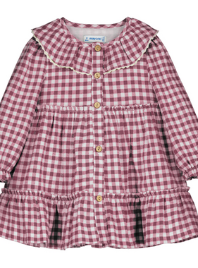 Mayoral 2910 85 Vichy Dress Rose