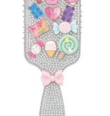 Iscream Charming Rhinestone Paddle Brush 880-579