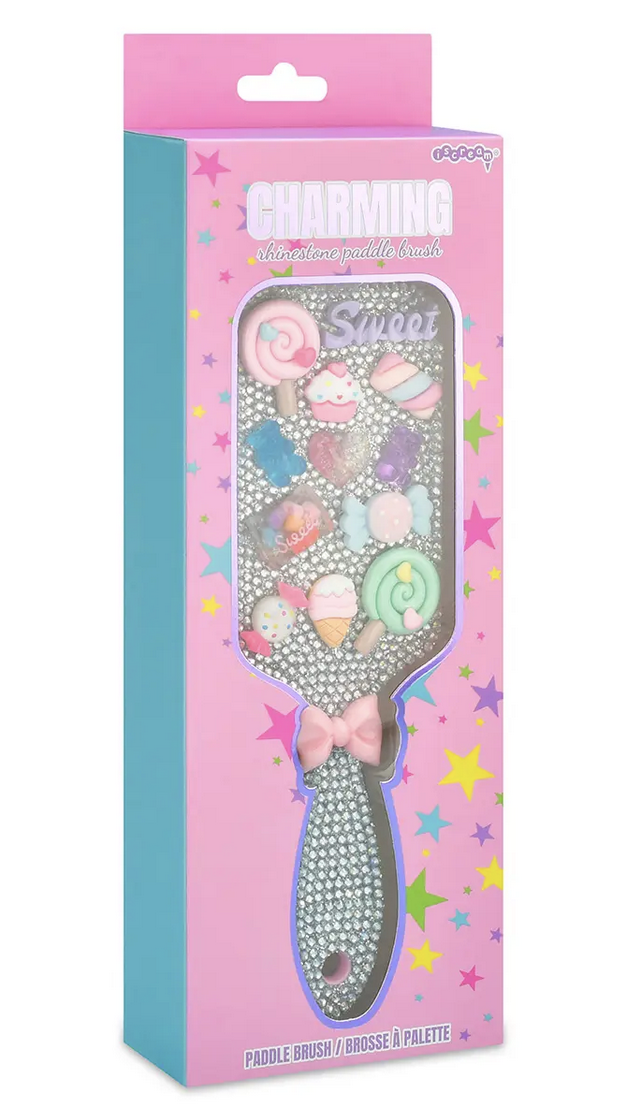 Iscream Charming Rhinestone Paddle Brush 880-579