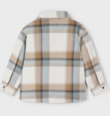 Mayoral 4414 77 Shacket Check Caramel