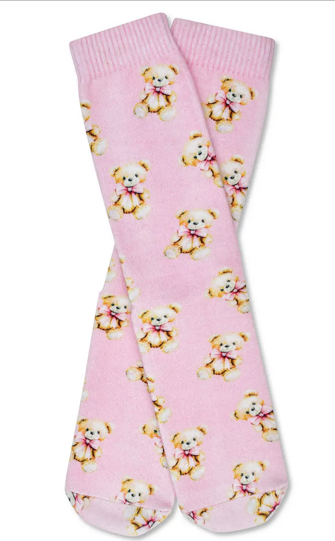 Iscream Beary Cute Pink Socks 820-4001