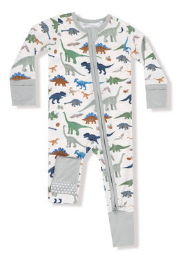 Angel Dear Washy Dinos 2 Way Zip Romper